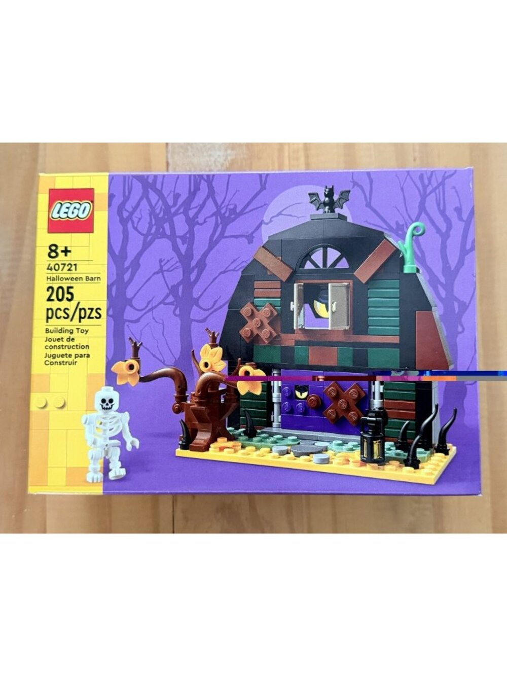 LEGO 40721 Halloween Barn Seasonal Set Skeleton Minifig Display Decor Black Cat